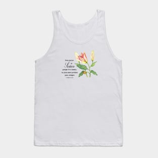 Spanish bible verse 1 Cronicas 16 Tank Top